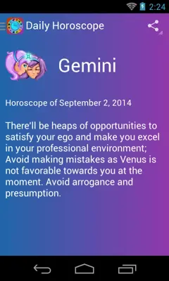 Daily Horoscope android App screenshot 2